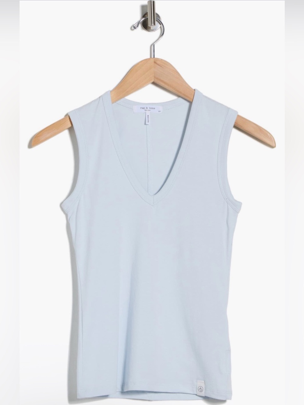 rag & bone V‑Neck Ribbed Tank Top - Picture 3 of 3